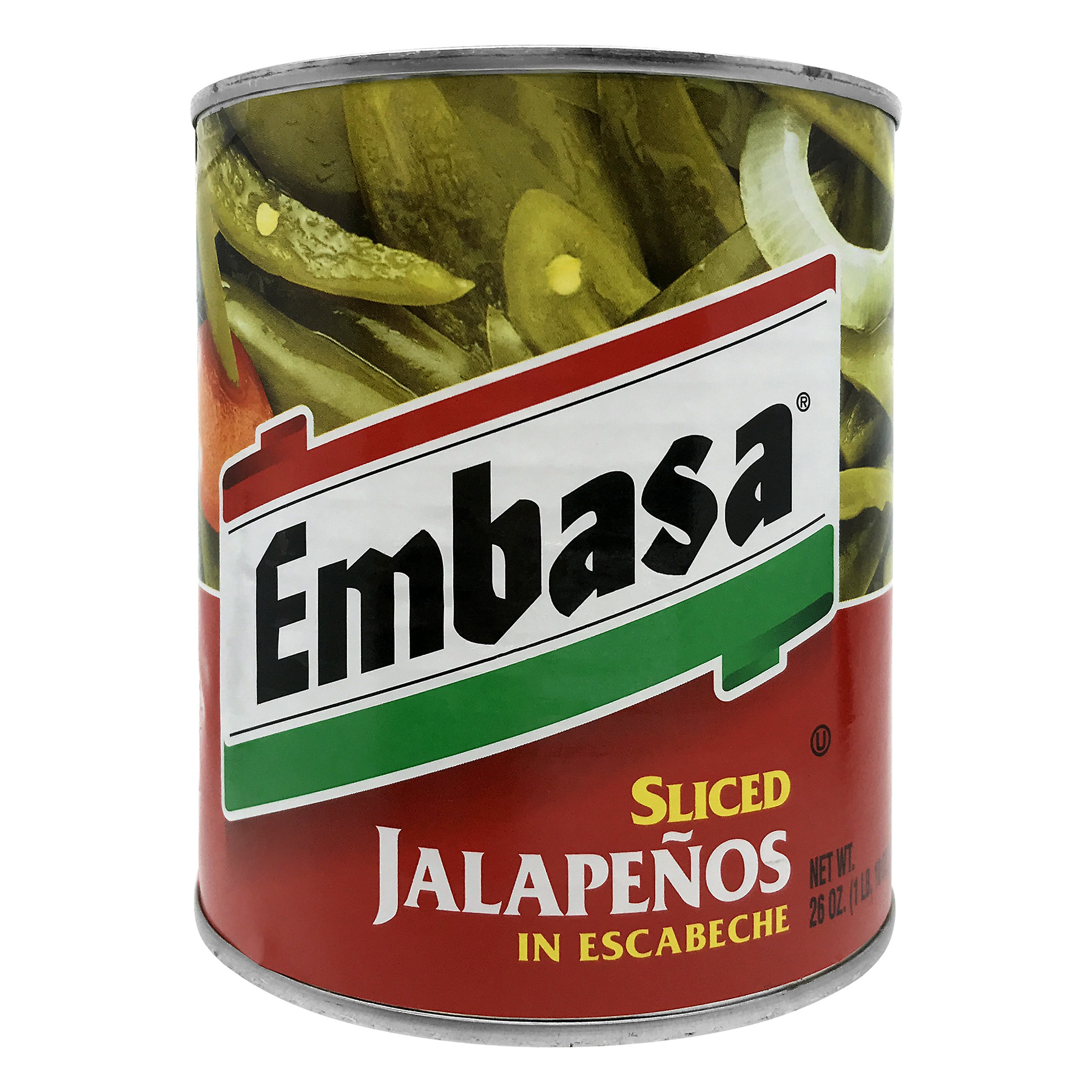 Embasa Sliced Jalapenos in Escabeche, 26 oz