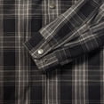 thumbnail image 6 of Indian Motorcycle Men's Canyon Plaid Shirt, Black | 2833179, 6 of 10