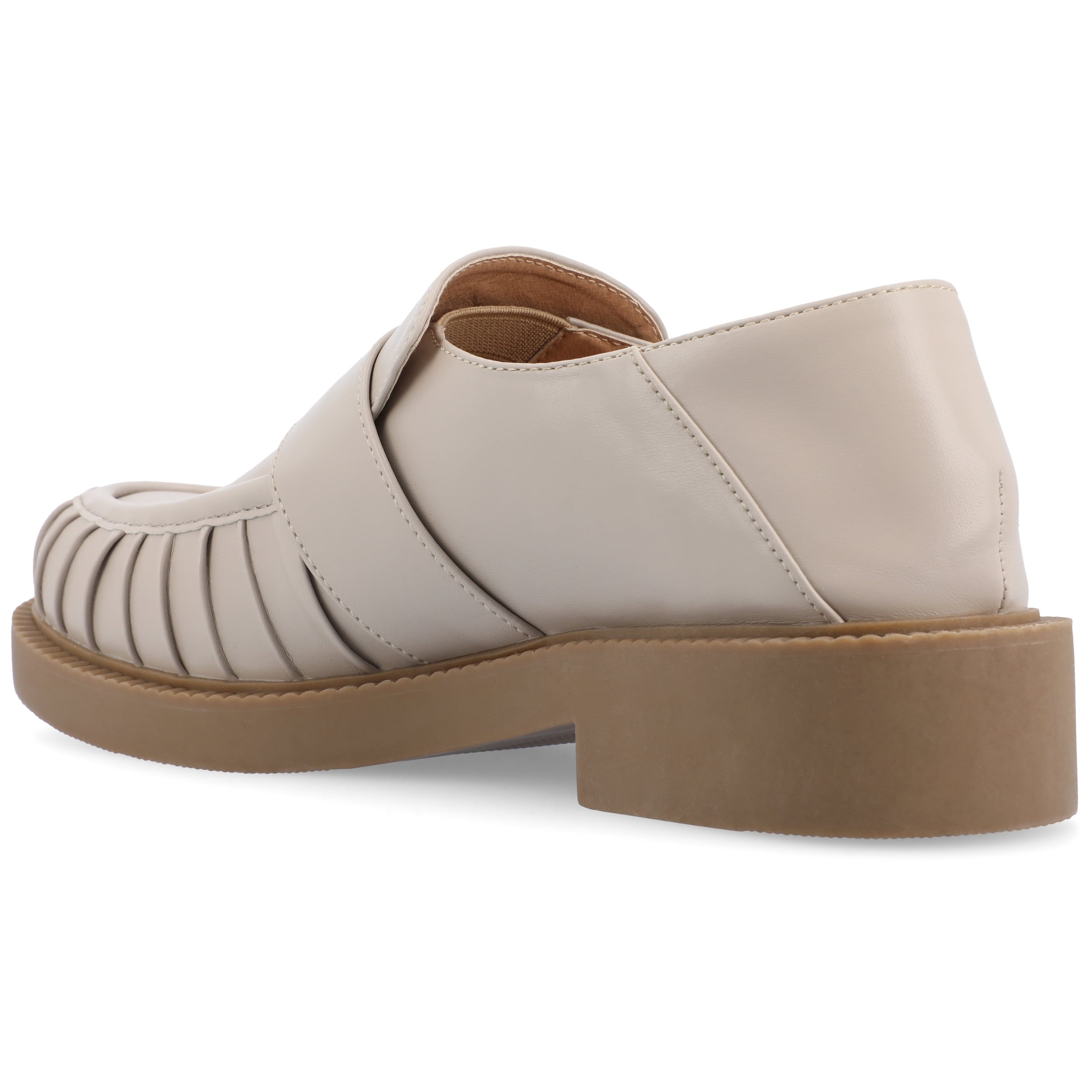Journee Womens Lakenn Slip On Crash Back Loafer