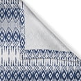 thumbnail image 6 of Ambesonne Ikat Valance & Curtain, Eastern Borders, 55"x30", Navy Blue and White, 6 of 7