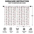 thumbnail image 2 of Blackout Kids Curtains,White Cow Moo Colorful Pattern Childrens Insulated Curtains Set Of 2,Bedroom Essentials,Toddler Room Decor 42x63in(106x160cm), 2 of 5