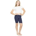 thumbnail image 2 of Stretch Is Comfort Girl's Cotton Biker Shorts | Child Size 2 -16, 2 of 7
