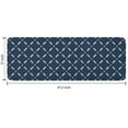 thumbnail image 7 of Navy Blue and White Geometric Pattern Kitchen Rug Mat,Kitchen Runner Rugs Non Skid Washable,Decorative Kitchen Floor Mats for Kitchen,Sink,Laundry,17"x47.2", 7 of 7