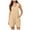 Khaki, variant on TrendOFT Womens Casual Summer Jumpsuit Loose Crew Neck Sleeveless Loose Spaghetti Strap With Pockets Womens Rompers One Piece Overalls Blue XXL