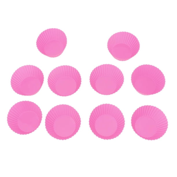 Copas para Muffins Cake Antiadherente Resistente al Calor Utensilios de Sunnimix Silicon Muffin Cup Round