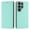 Mint green, variant on Magnetic Flip Wallet Case for Samsung Galaxy S23 Ultra,Compatible Card Holder with RFID Protection Built-in Stand TPU + PU Leather Phone Cover, Peacock green