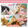 thumbnail image 3 of Cat Boots,paw Covers Anti-Scratch Cat Foot Covers for Cats Adjustable Mesh Cat Claw Protectors Non-Slip Breathablesuitable for Family Pet Cat Bathing and Nail Cutting (4 Pieces) (m, Pink), 3 of 14