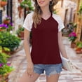 thumbnail image 2 of Bogo Womens Tops Trendy Going Out Womens Tops Short Sleeve Dressy/Casual Blouses For Women Long Sleeve Black V Neck T Shirts For Women 3/4 Sleeve, 2 of 5