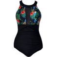 thumbnail image 3 of Trajes De Baño1 PiezaMujerAdelgazanteBikiniTallas GrandesMonokiniPushupTransparenteMaternidad,4XL, 3 of 5