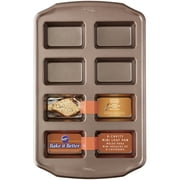 Wilton Bib 8 Cavity Mini Loaf Chocolate