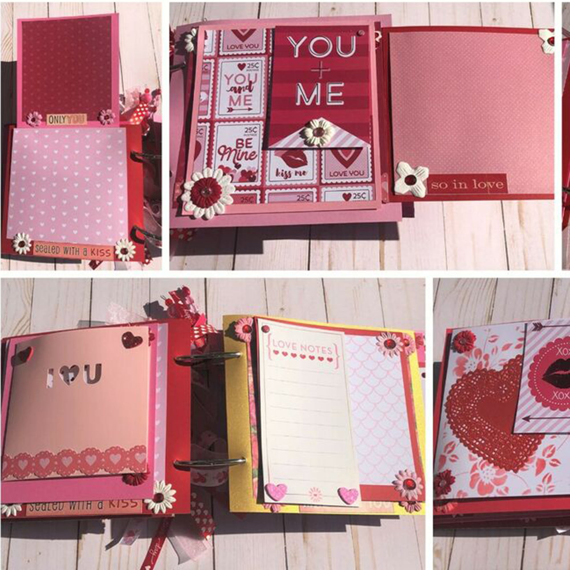 10x15 DIY Self-Adhesive Photo Album Scrapbooking Photocard Holder Collect  Book Family Scrapbook for Photos Valentine's Day Gift - AliExpress