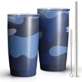 thumbnail image 2 of Camouflage 20oz Coffee Tavel Tumblers, Stainless Steel Mobile Tumbler, Vacuum Insulated Coffee Mug with Lid, Spill-Proof Travel Cup for Hot & Cold Drinks, 2 of 6