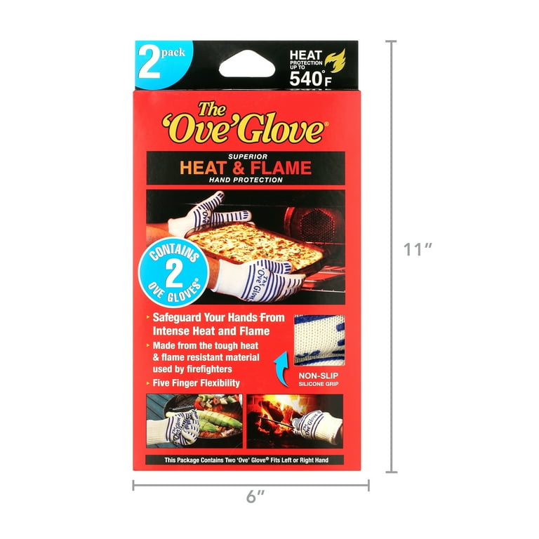 The 'Ove' Glove 2-Pack - High Heat and Flame Resistant The 'Ove' Glove 2-Pack - High Heat and Flame Resistant