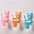 thumbnail image 4 of Traceless Suction Wall-mounted Kids Toothbrush Holder, Children's, 4 of 5