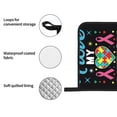 thumbnail image 4 of Pofeuu I Love My Autism Print Oven Mitts and Pot Holders 4 pcs Set,High Heat Resistant 500 Degree Extra Thicken Long Kitchen Cotton Oven Glove for Cooking, 4 of 6