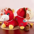 thumbnail image 6 of Pony Ornament A, Mascot Plush Toy 2026Year of Animal Doll for Good Luck Fortune Soft Stuffed Horse Plushie Home Decor Chinese New Year for All Ages, an Ornament, 6 of 7