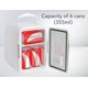 thumbnail image 2 of MINI REFRIGERADOR RCA RC4WG 4 LT BLANCO CON VERDE, 2 of 2