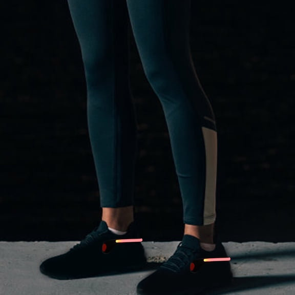 Raindrops 1Pair Red Shoe Clip Light High Visibility Safety Lamp for Cycling Jogging Hiking Outdoor