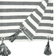 thumbnail image 3 of Fennco Styles Classic Striped Tassel Cotton Table Runner 16" W x 72" L - Black &amp; White Table Cover for Home Décor, Dining Table, Holiday, Banquets and Special Occasions, 3 of 5