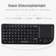 thumbnail image 2 of Mini teclado inalámbrico de 2,4 GHz con panel táctil/recargable, ultrafino, retroiluminado por USB para PS3/4 y X-BOX 360 con teclas multimedia., 2 of 8