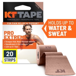 KT Tape Pro Extreme High Strength Kinesiology Tape, 20 Strips