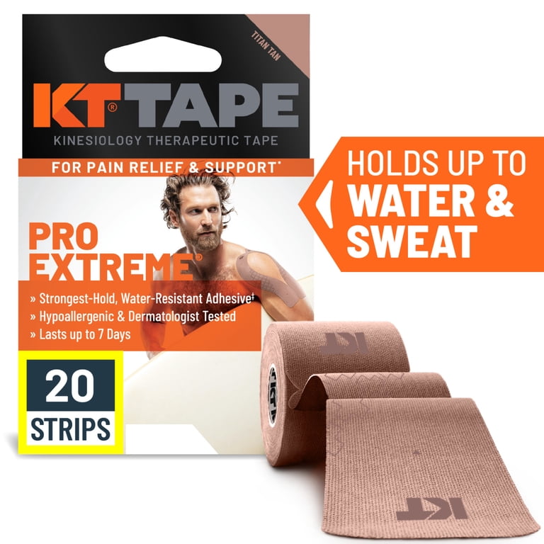 KT Tape Pro Extreme High Strength Kinesiology Tape, 20 Strips photo 1