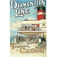 thumbnail image 1 of "Dominion Line, Liverpool to Canada - CANVAS OR WALL ART PRINT", 1 of 1
