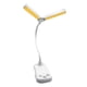 thumbnail image 2 of Luz LED de doble cabeza para libros • 3 colores y 8 niveles de brillo • 80 horas de duración • USB-C recargable • Batería de 1000mAh • Lámpara de escritorio con pinza, 2 of 3