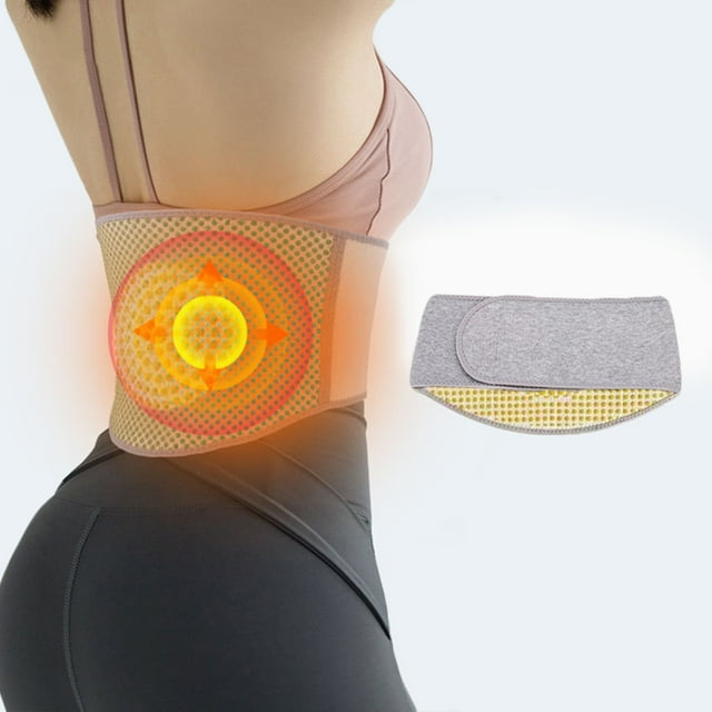 Dvkptbk Waist Belt Lumbar Support Back Brace Self-Heating Wormwood Waist Belt, Self Heating Support Belt Breathable Waist Lumbar Lower Back , Relief from Waist Pain Home Decoration