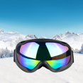 thumbnail image 4 of Doble Capas Anti-niebla de Esquí Men Mujeres Deportes de Esquí Al Aire Libre Snowmobile Ski Sol Snowboard Eyewear Anti-niebl Lente verde negra Macarena Gafas de snowboard de esquí, 4 of 8