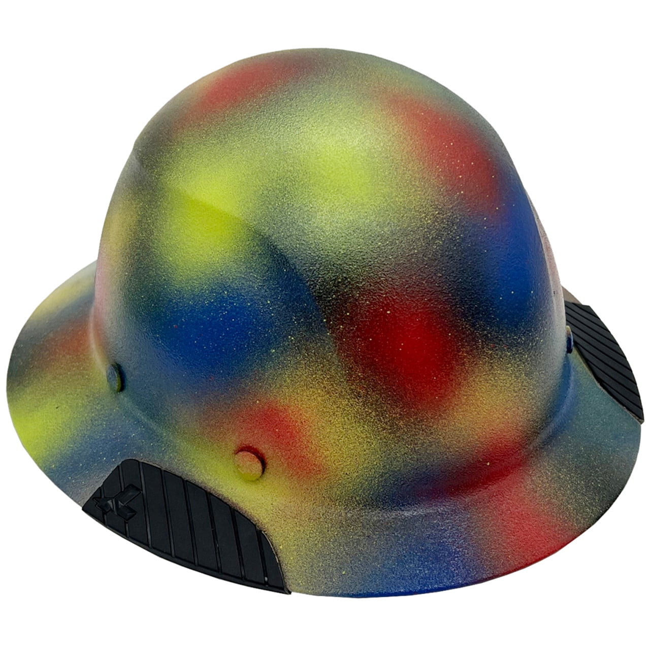 Lift Safety Actual Carbon Fiber Hard Hat - Full Brim Textured Paintball Camo