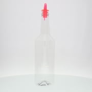 Dozen (12) Plastic Long Neck Bottles with Pourer, Brand Hypothermias, 32 fl oz, 946 ml