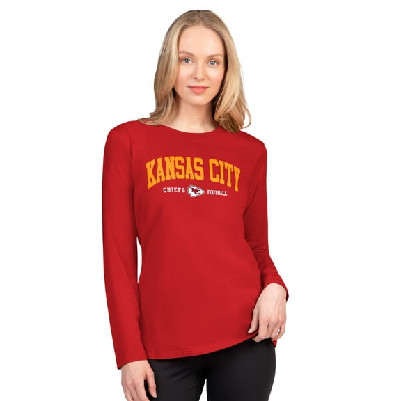 Women's G-III 4Her by Carl Banks Red Kansas City Chiefs Best Play Long Sleeve T-Shirt