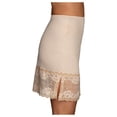 thumbnail image 3 of Women's Vanity Fair 1174118 Lace Trim 18 Inch Half Slip (Damask Neutral S), 3 of 5