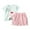 Mint Green baby girl summer outfit KN3, variant on Ropa Para NiñA Baby Girls' Clothing Sets Toddler Girls Clothes Summer Outfits Baby Kids Short Sleeve T-Shirt Tops Shorts Sets