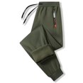 thumbnail image 5 of CONZONE Men'S Baggy Sweatpants Casual Wide Leg Fleece Sweat Pants for Men Solid Color Elastic Waist Drawstring Soft Cozy Athletic Joggers With Pockets, 5 of 5