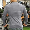 thumbnail image 4 of Long Sleeve Shirts for Men Athletic Workout Shirts Breathable Stretch Gym Running Activewear, 4 of 7