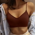 thumbnail image 2 of Baberdicy Camisole Tops for Women, Women Padded Bralettes Sports Bras for Pack V Neck Bando Bra for Women Girls Top Vest Women's Tanks & Camis Red, 2 of 6