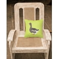 thumbnail image 2 of Toulouse Goose Green Fabric Decorative Pillow, 2 of 2