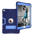 thumbnail image 1 of Mignova for New iPad 7th Generation 10.2" 2019 / iPad 10.2 Case, Hybrid Rugged Heavy Duty Defender Shockproof Protective with Built-in Kickstand for Apple iPad 10.2 Inch 2019 (Navy/Blue), 1 of 7