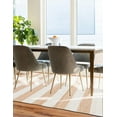 thumbnail image 6 of Unique Loom Chindi Rag Collection Area Rug - Striped (10' x 13' 1" Rectangle Beige/Ivory), 6 of 10