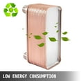 thumbnail image 3 of Brazed Plate Heat Exchanger 316L 3x7.5 Inch 30 Plates 3/4 MPT B12-30 for Beer Wort Chiller and Hydronic Heating, 3 of 6