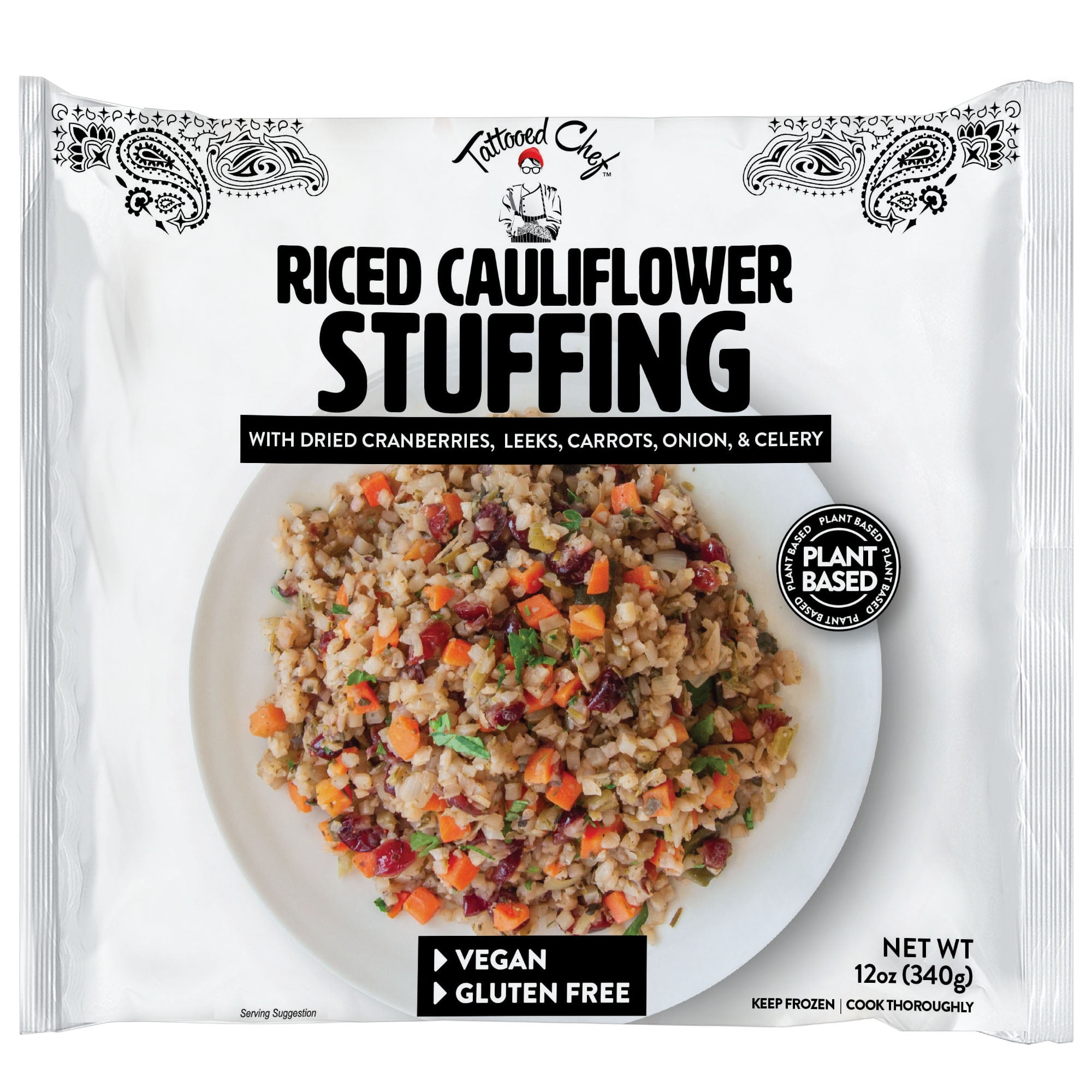Tattooed Chef Riced Cauliflower Stuffing 12oz