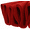 Red 402, variant on FabricLA Glitter Felt Fabric by the yard, 60 inch wide, non-shedding sparkly felt for crafts, costumes & decor, black, 1 Yard