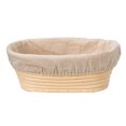 thumbnail image 6 of Oval Rattan Bread Proofing Dough Fermentation Basket with Cloth Cover and Scraper, 6 of 6