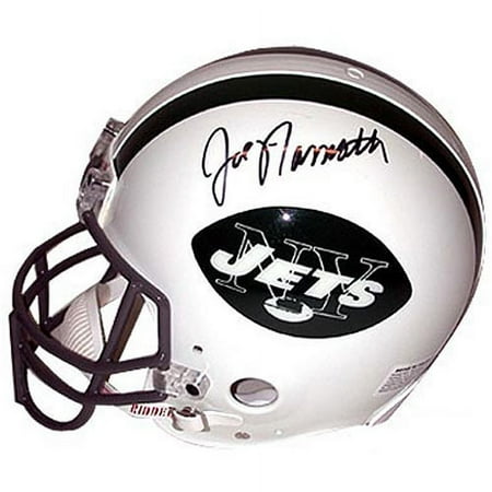 Joe Namath Hang-Signed NY Jets Throwback Helmet
