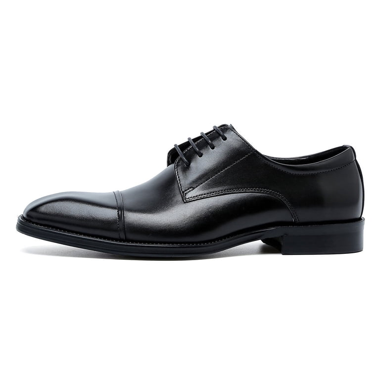 Santimon Black Dress Shoes for Men Comfortable Cap Toe Derby Shoes Formal Business Oxford Shoes US 7 - Walmart.com Santimon Black Dress Shoes for Men Comfortable Cap Toe Derby Shoes Formal Business Oxford Shoes US 7 - Walmart.com