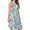 A468-2406, variant on Pretty Floral White Background Design Dress Loose Women'S Dress Beach Dresses With Pockets Dresses For Womens