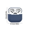 thumbnail image 2 of Funda de silicona para AirPods 3: ligera, protección de 360°, correa antirrobo; para AirPods de 3.ª generación, a prueba de golpes, viajes/aire libre, 2 of 4