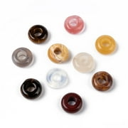 10pc Natural & Synthetic Gemstones Beads Rondelle 10.5x4.5mm Hole: 4mm
